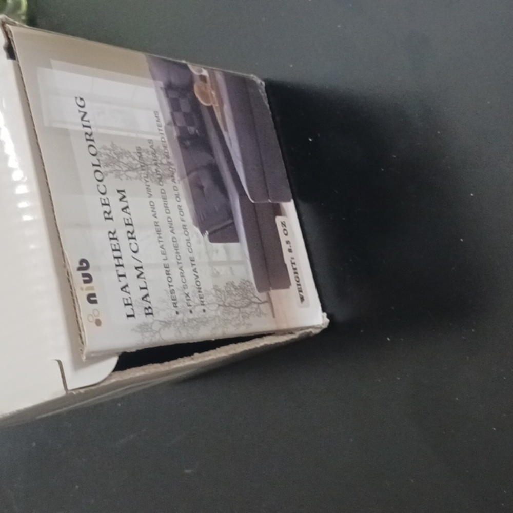 Niub Leather Recoloring Balm Cream Fix Vinyl Restore Color Medium Brown - Picture 6 of 7